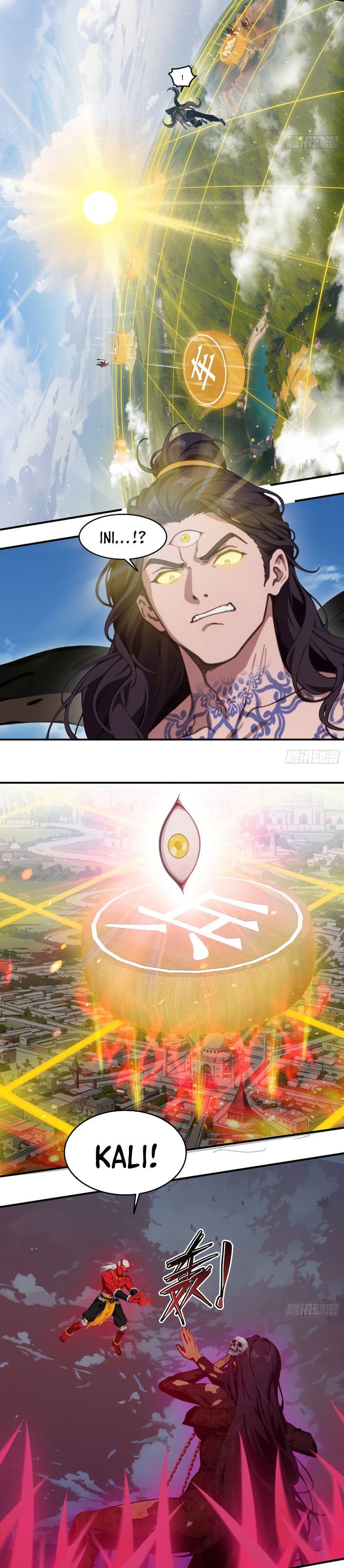 The Evil God Descends, I Own Great Hell Chapter 111