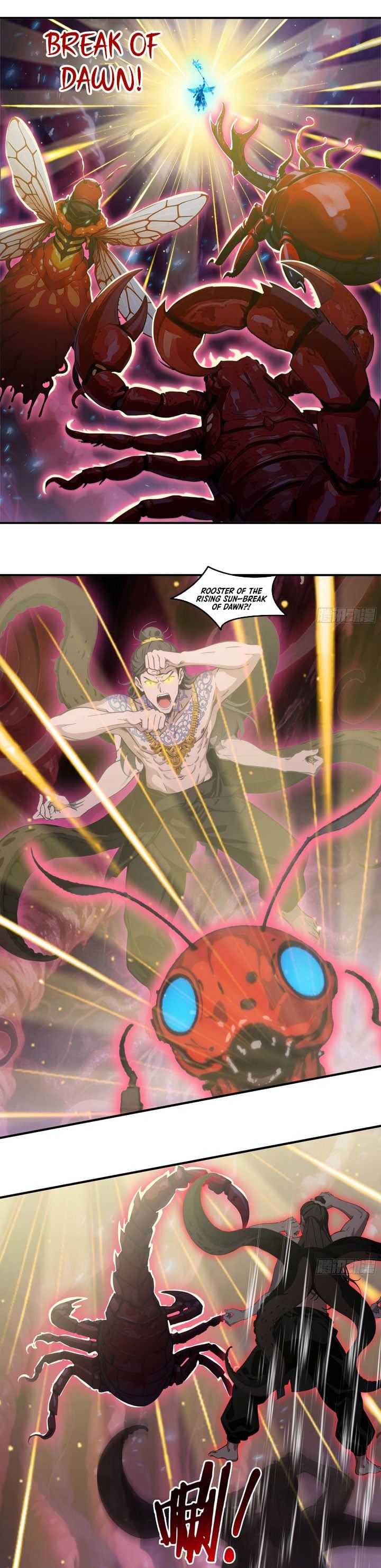 The Evil God Descends, I Own Great Hell Chapter 115