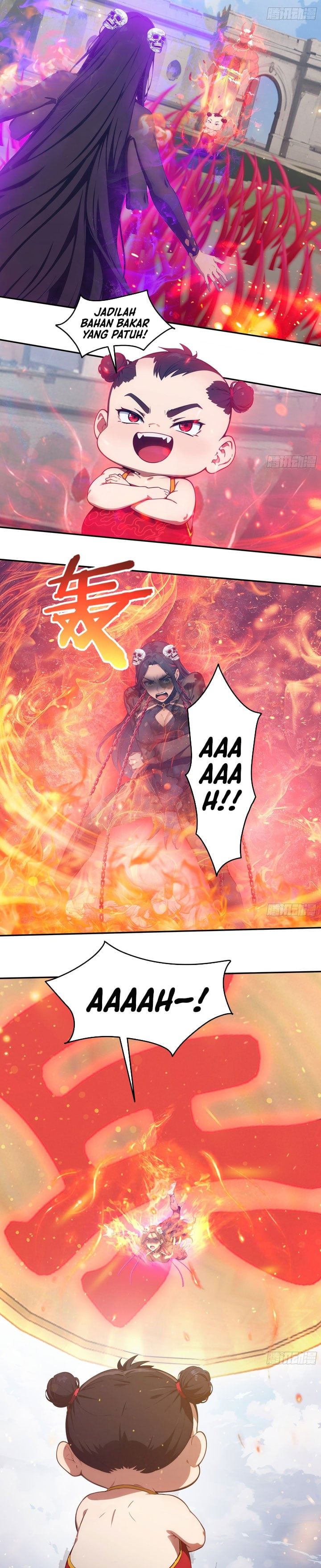 The Evil God Descends, I Own Great Hell Chapter 117