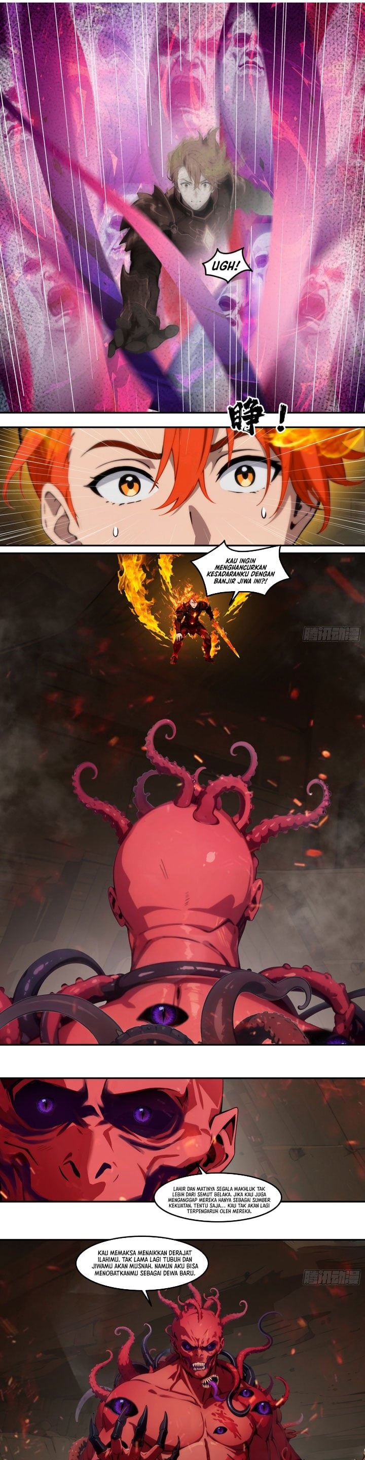 The Evil God Descends, I Own Great Hell Chapter 119