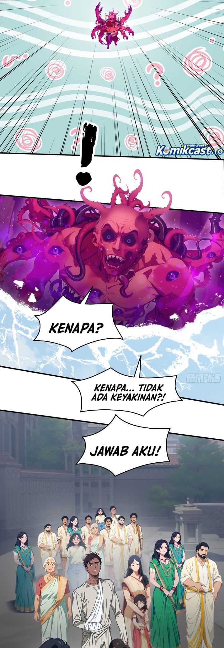 The Evil God Descends, I Own Great Hell Chapter 120