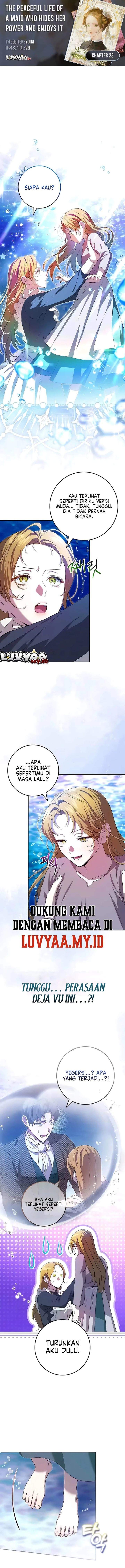 The Peaceful Life of a Maid Who Hides Her Power and Enjoys It Chapter 23
