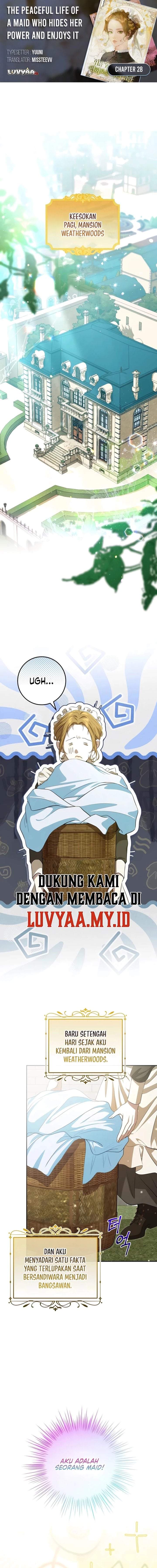 The Peaceful Life of a Maid Who Hides Her Power and Enjoys It Chapter 28