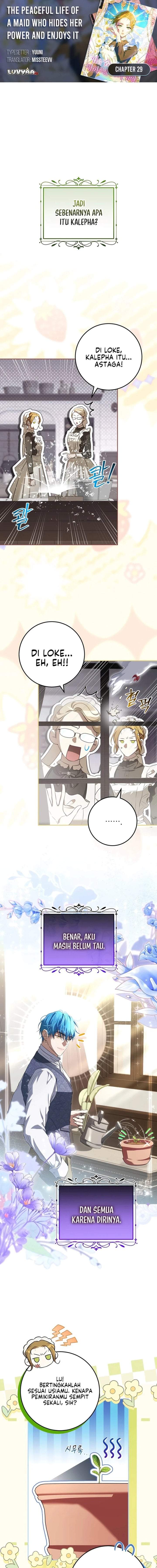 The Peaceful Life of a Maid Who Hides Her Power and Enjoys It Chapter 29