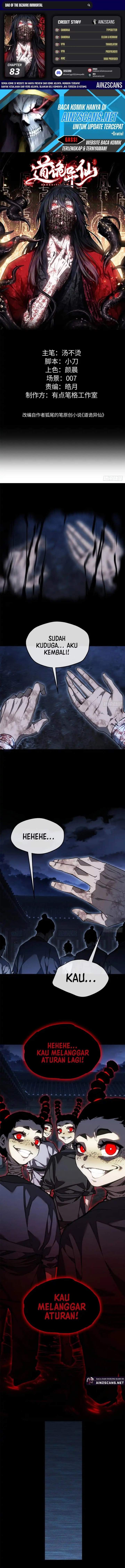 Dao of the Bizarre Immortal Chapter 83