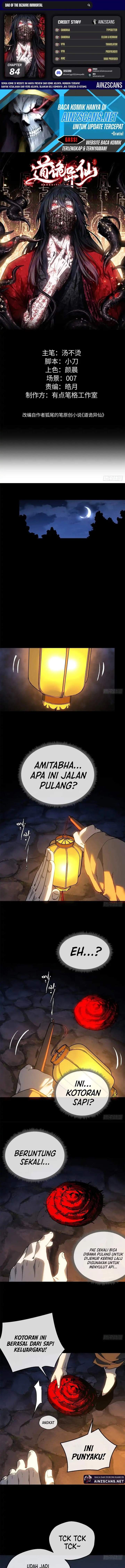 Dao of the Bizarre Immortal Chapter 84