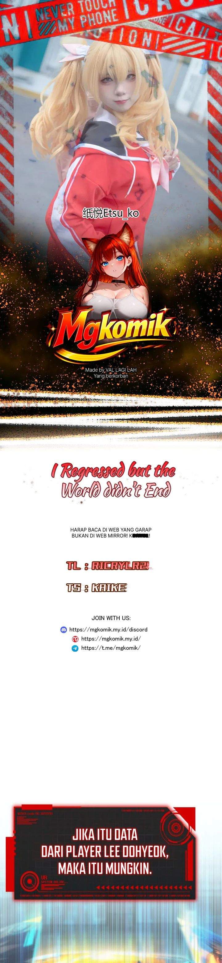 I Regressed, but the World didn’t End Chapter 57