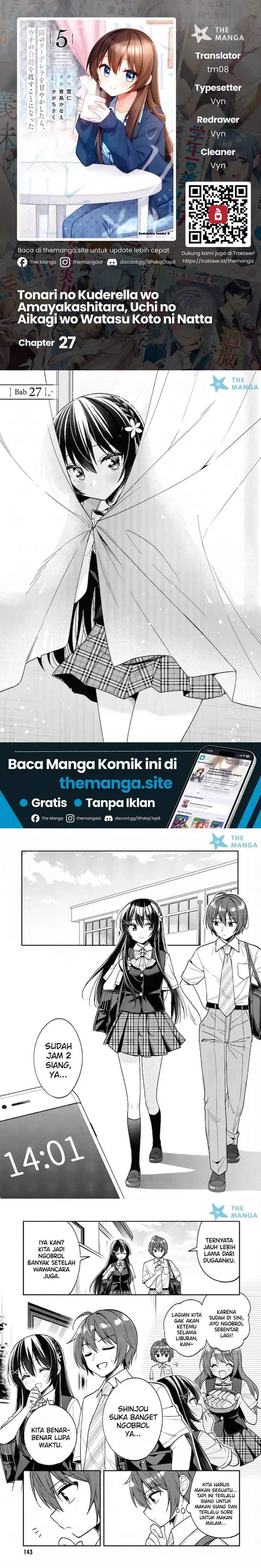 Tonari No Kuuderera O Amayakashitara, Uchi No Aikagi O Watasu Koto Ni Natta Chapter 27