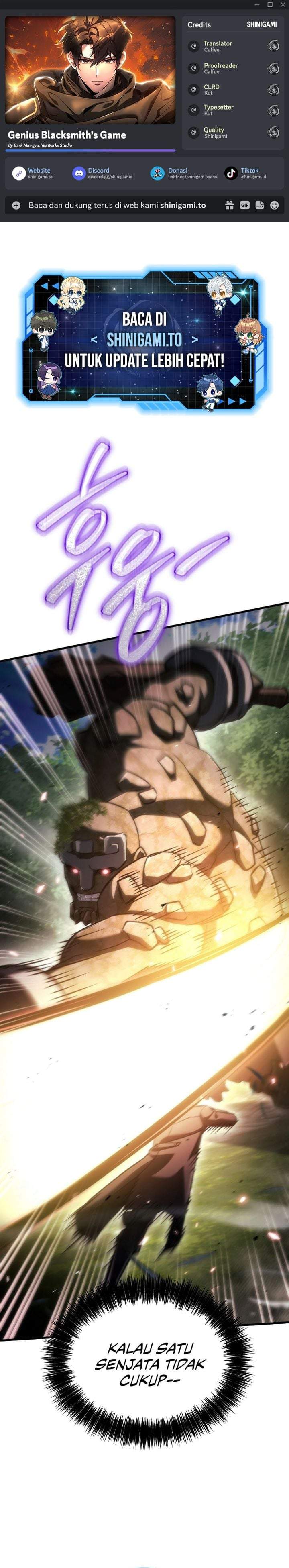 Genius Blacksmith’s Game Chapter 60