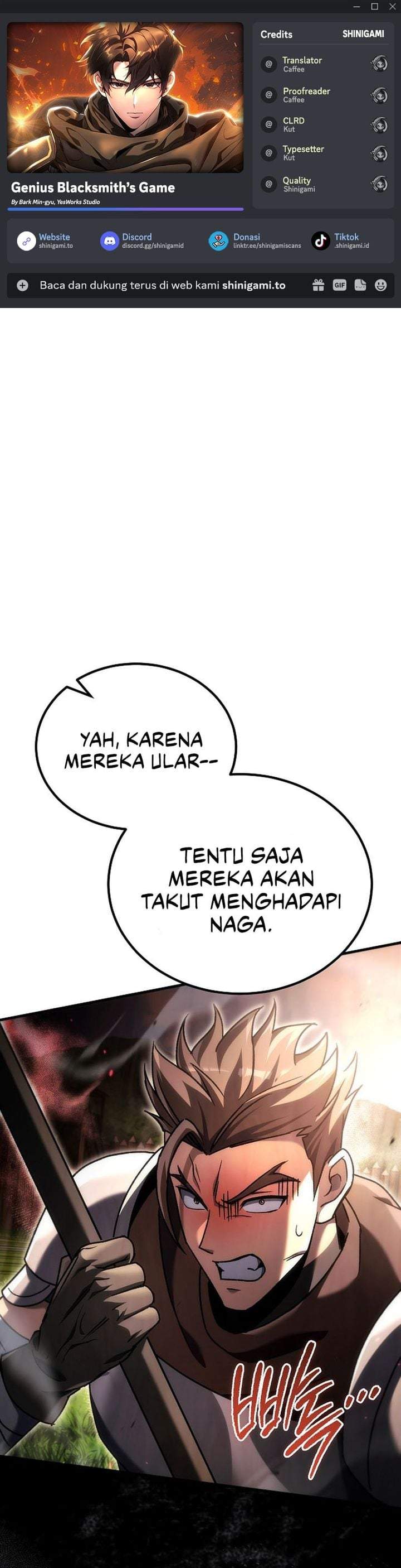 Genius Blacksmith’s Game Chapter 63