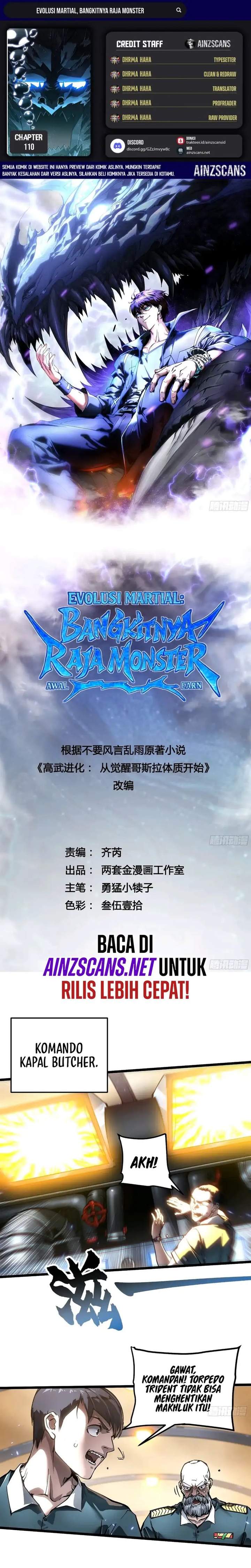 Martial Evolution: Start by Awakening the King of Monsters Chapter 110