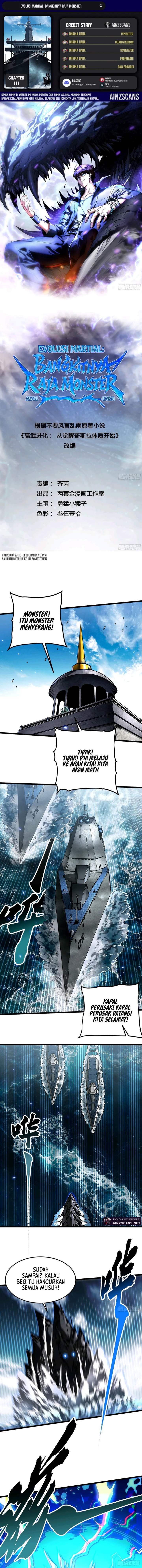 Martial Evolution: Start by Awakening the King of Monsters Chapter 111