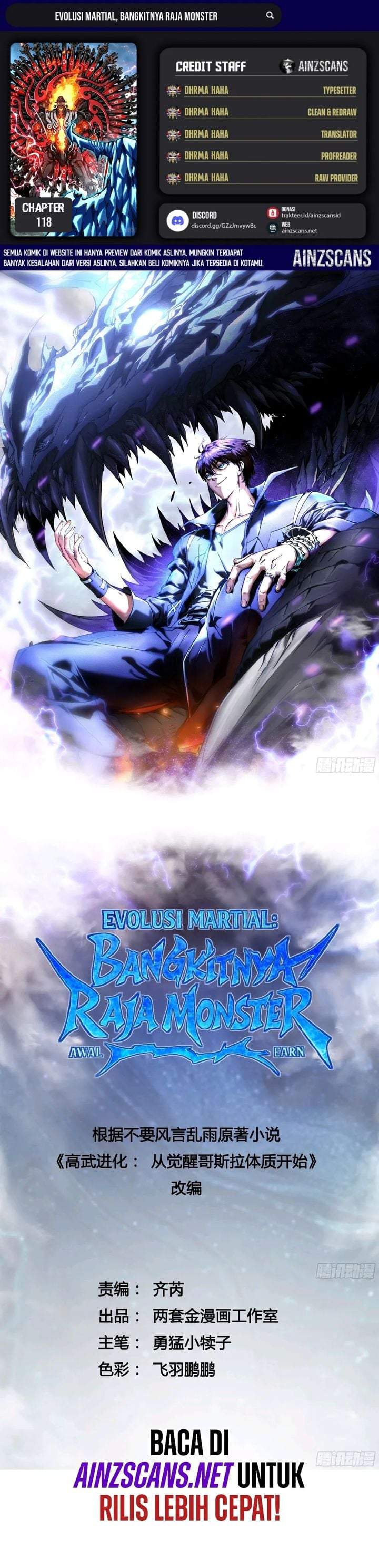 Martial Evolution: Start by Awakening the King of Monsters Chapter 118