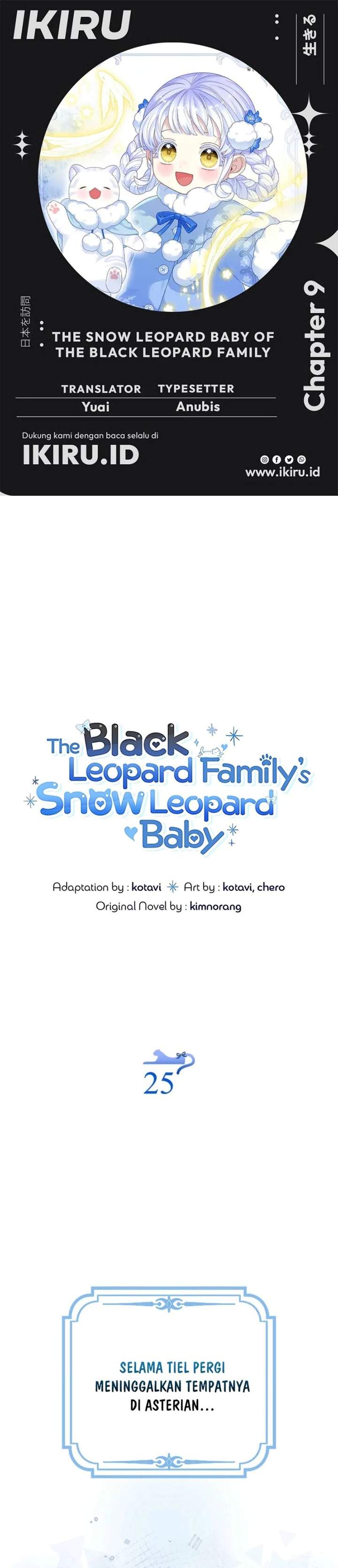 The Snow Leopard Baby of the Black Leopard Family Chapter 60.1