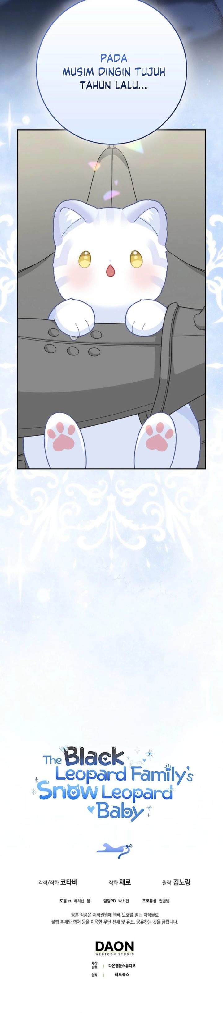 The Snow Leopard Baby of the Black Leopard Family Chapter 62