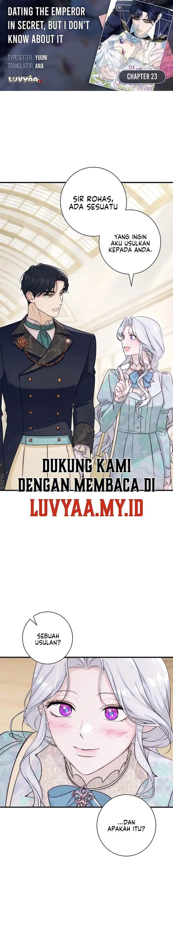 Unbeknownst to Me, I am Secretly Dating the Emperor Chapter 23