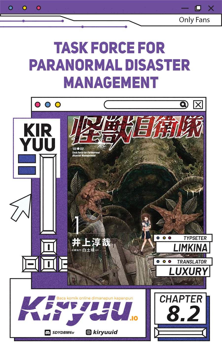 Task Force for Paranormal Disaster Management Chapter 8.2