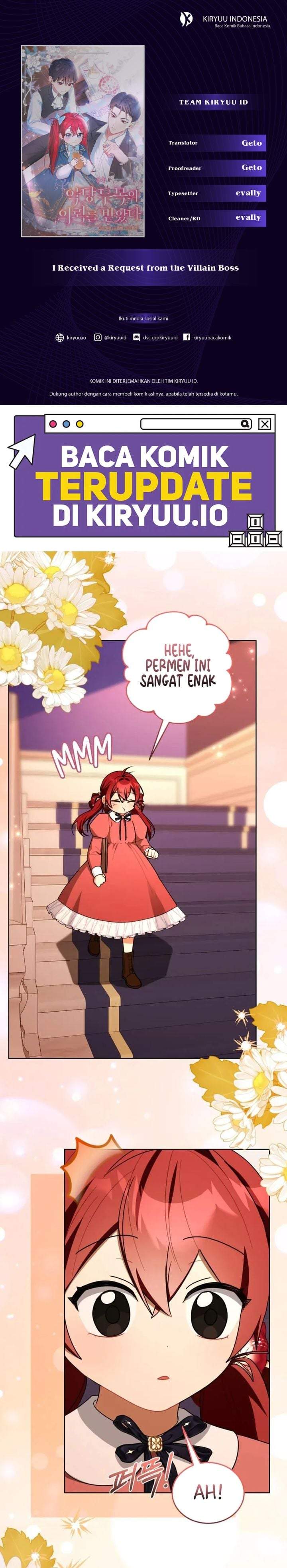 I Received a Request from the Villain Boss Chapter 20