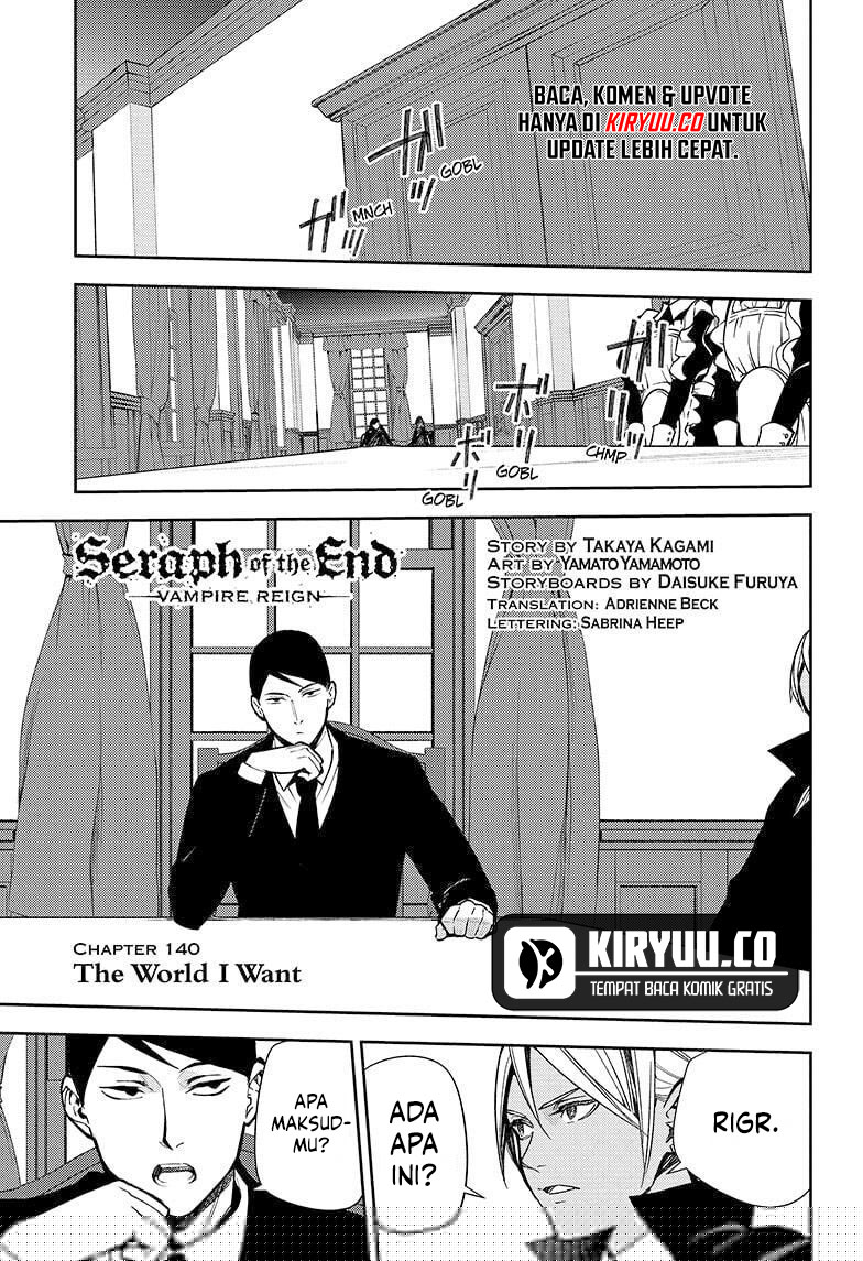 Owari no Seraph Chapter 140