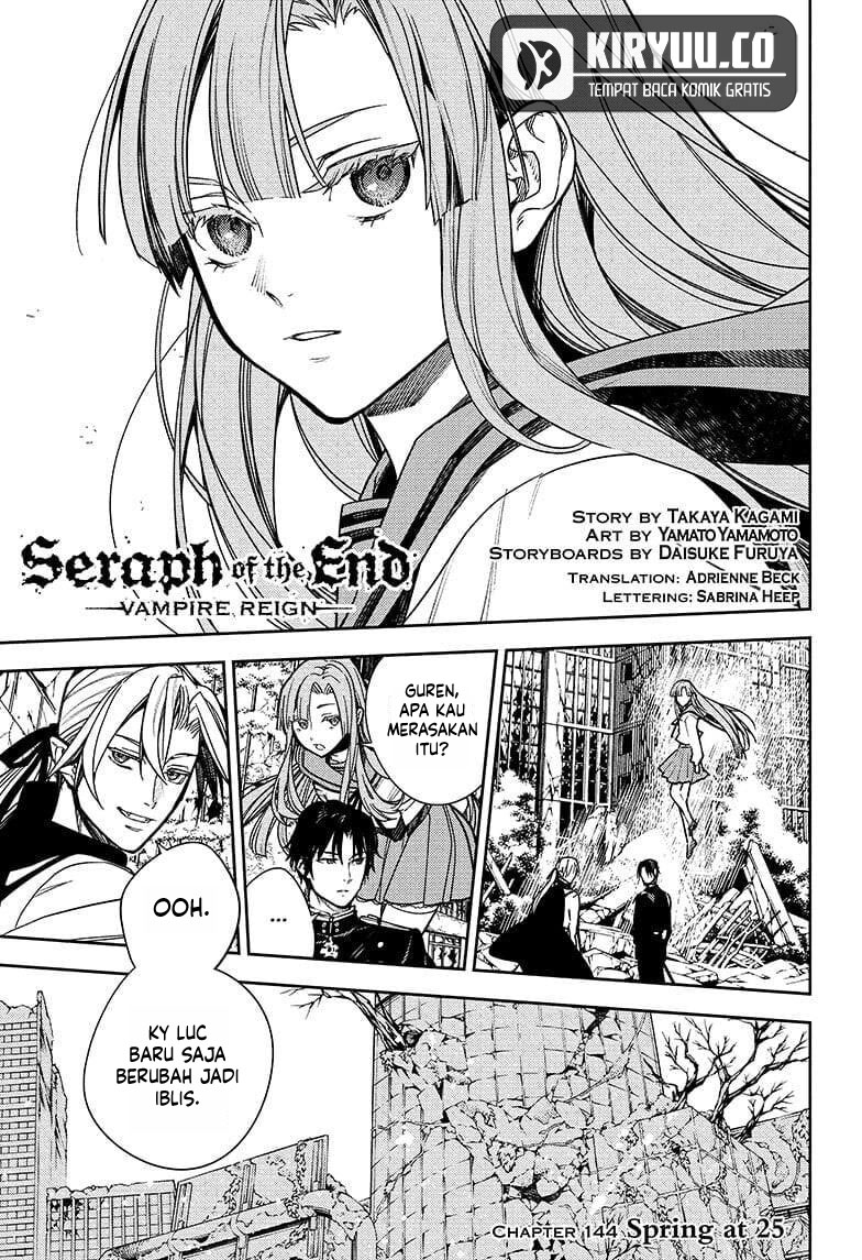 Owari no Seraph Chapter 144