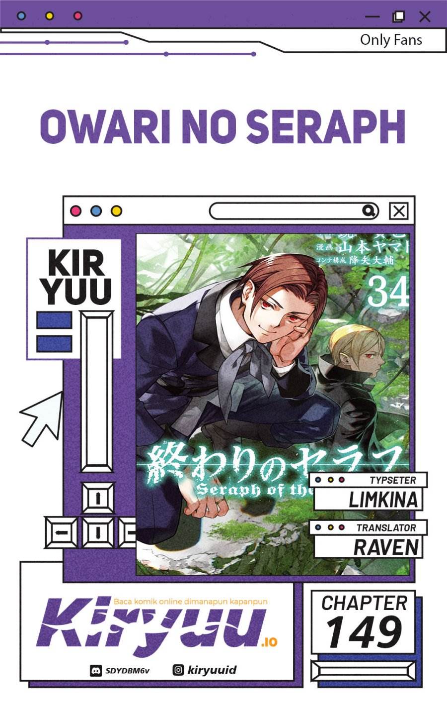 Owari no Seraph Chapter 149