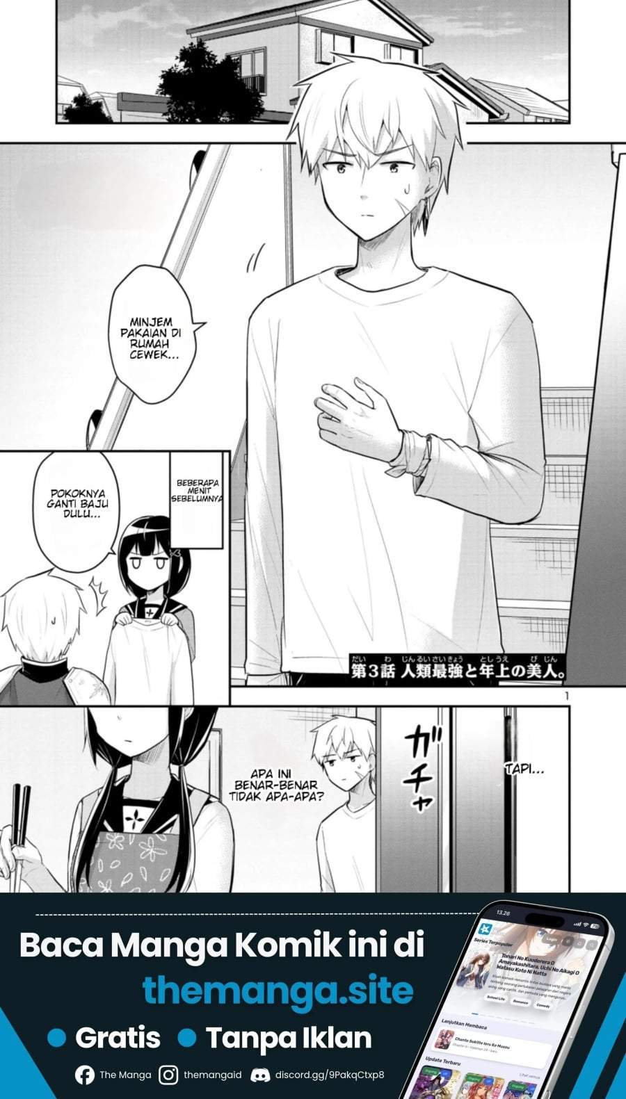 Isekai Saikyou, Nihon de JK to Konkatsu suru Chapter 3