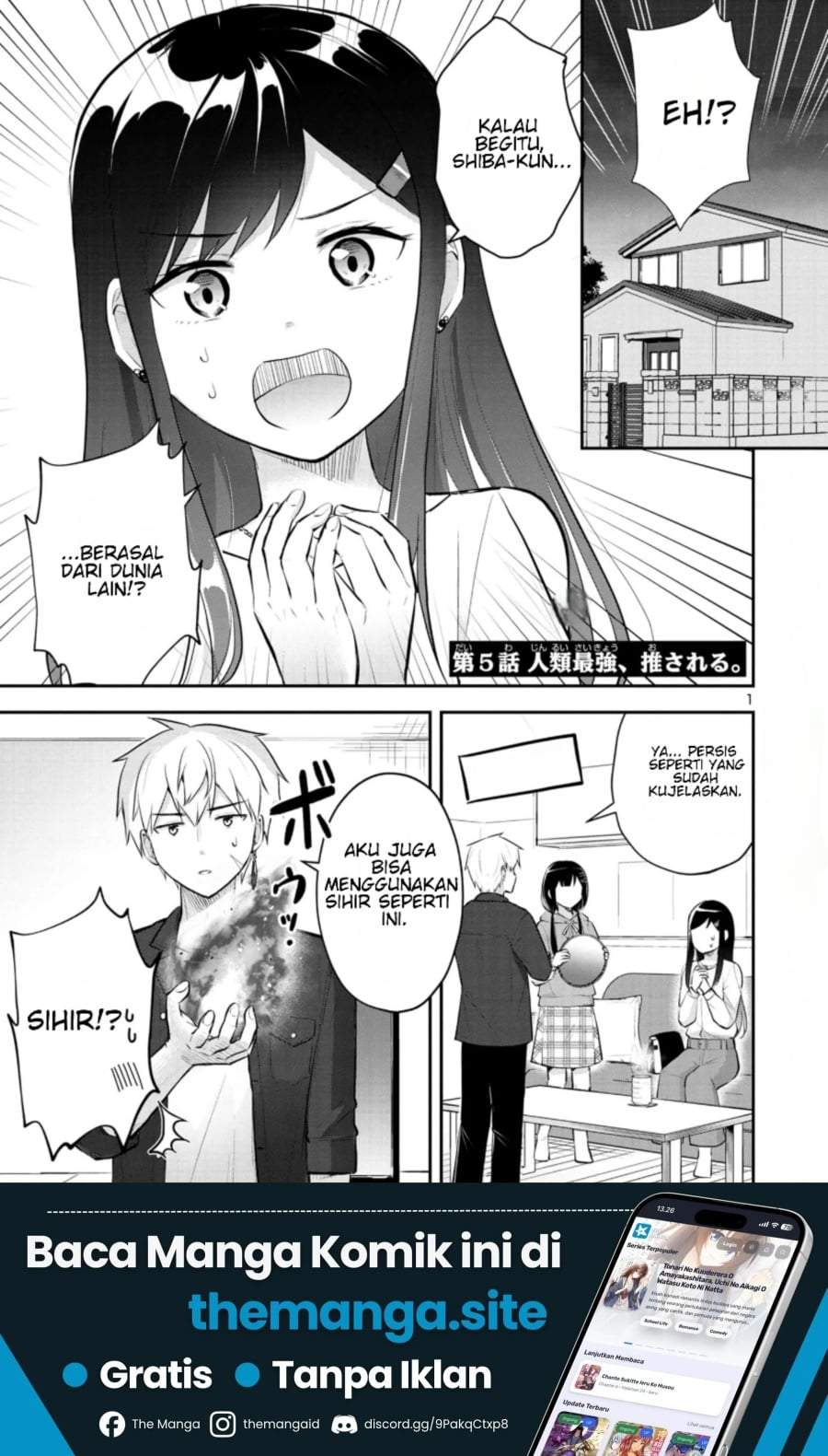 Isekai Saikyou, Nihon de JK to Konkatsu suru Chapter 5