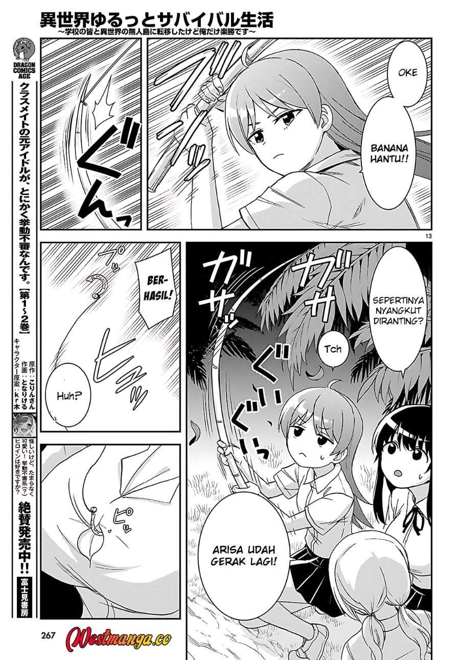 Isekai Yurutto Survival Seikatsu: Gakkou no Minna to Isekai no Mujintou ni Tenishitakedo Ore Dake Rakushou desu Chapter 39