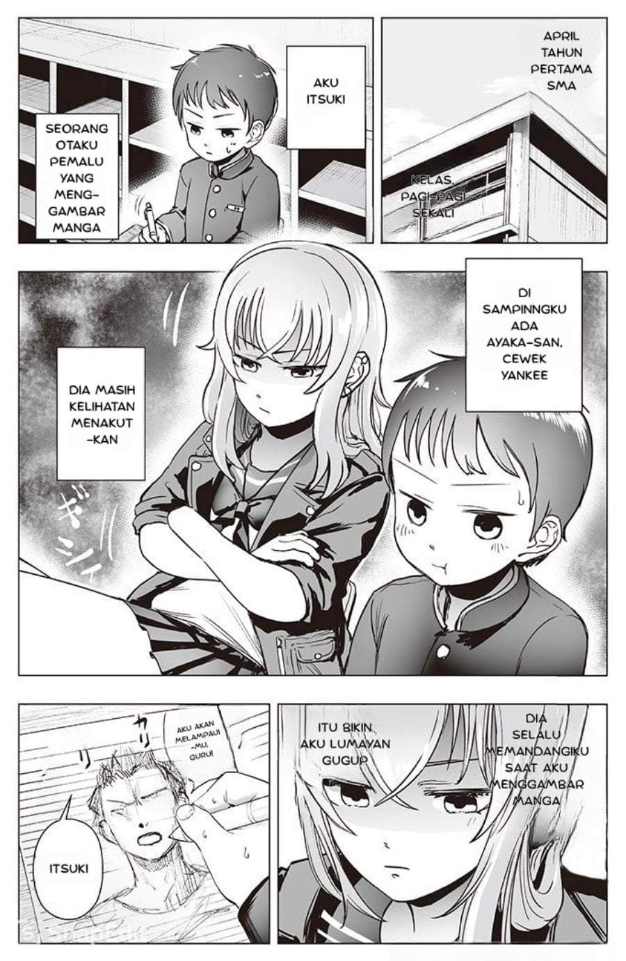 Tonari no Seki no Yankee JK no Jakuten Chapter 4