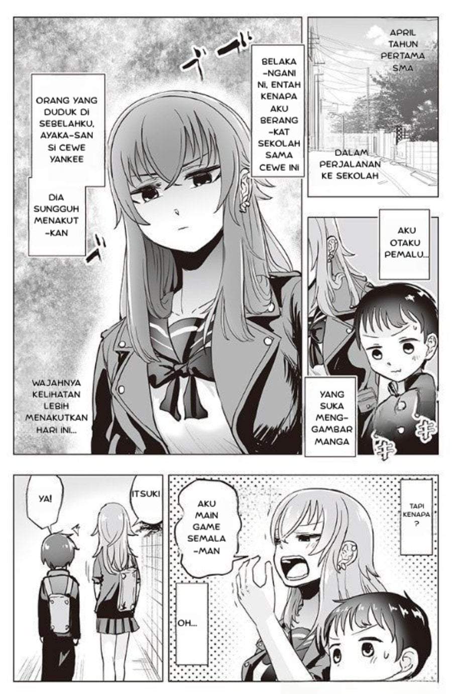 Tonari no Seki no Yankee JK no Jakuten Chapter 5