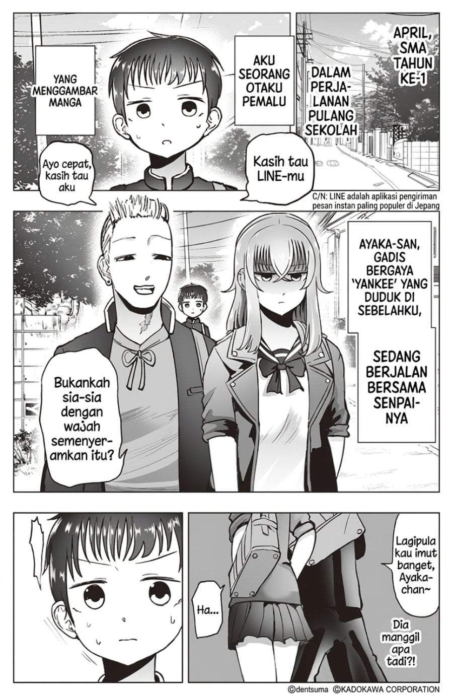 Tonari no Seki no Yankee JK no Jakuten Chapter 9