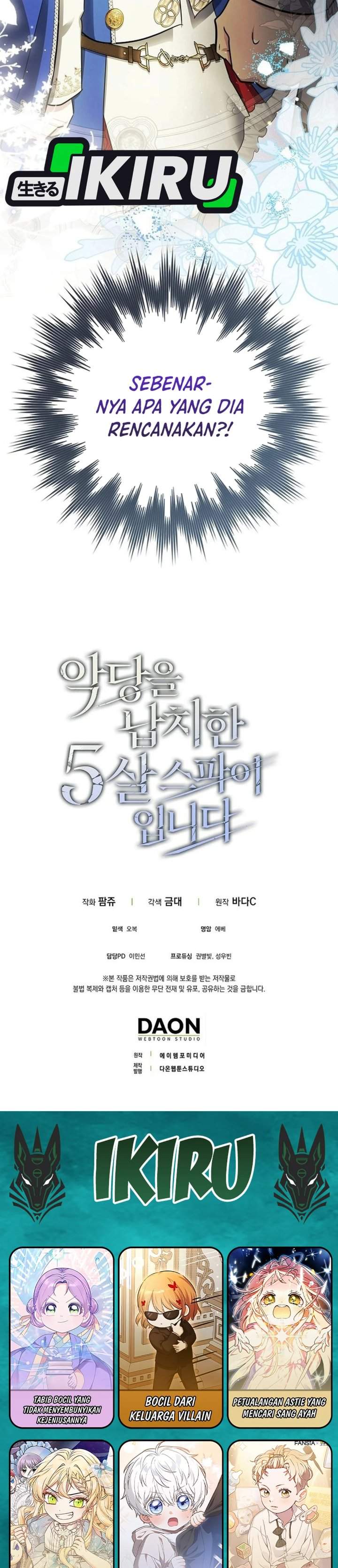 I Am the 5-Year-Old Spy Who Kidnapped the Villain Chapter 20