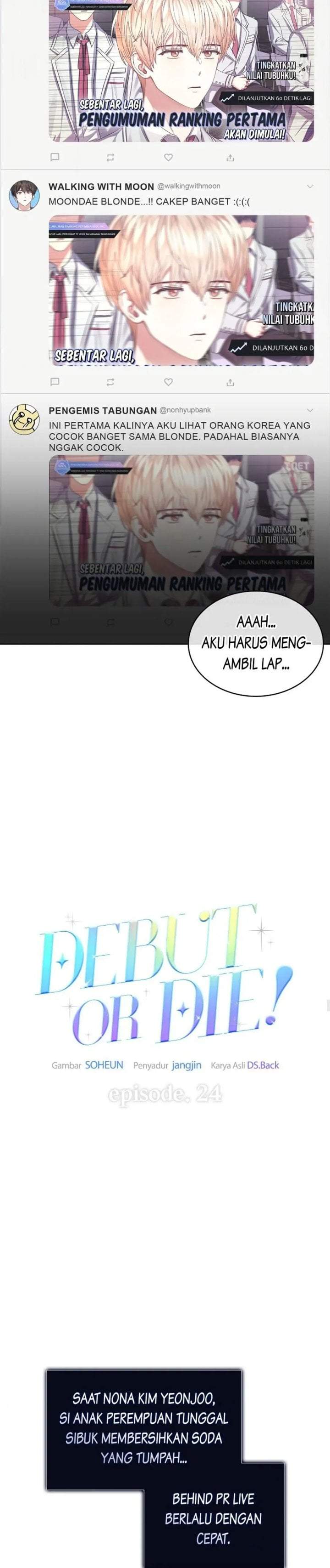 Debut or Die Chapter 24