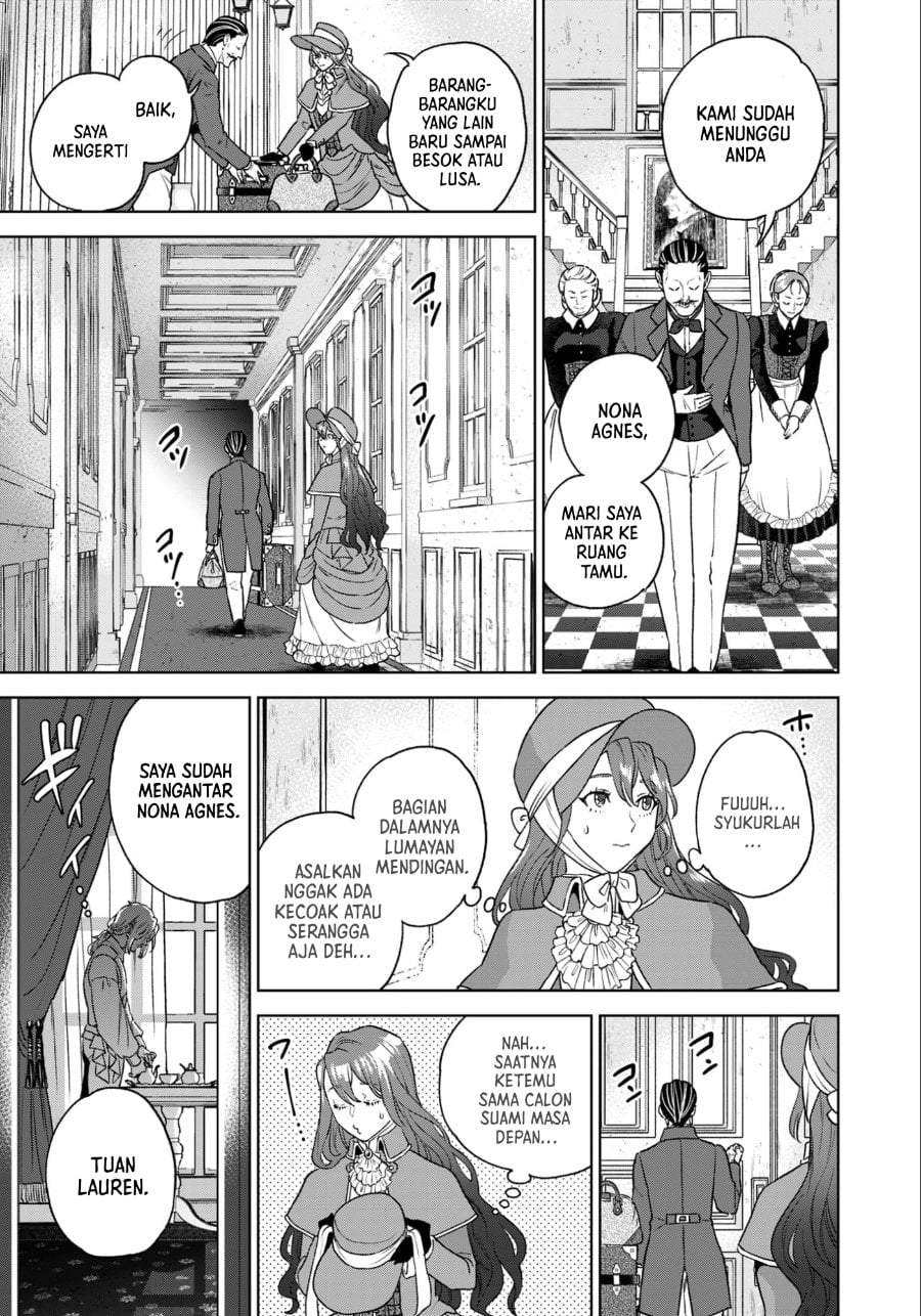 Shounin Reijou Agnes Henkyou ni Tsuihou Sareta Akuyaku Reijou wa Shousai o Hakki Shi Nariagaru Chapter 1