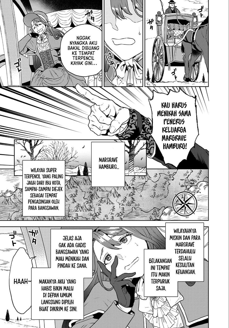 Shounin Reijou Agnes Henkyou ni Tsuihou Sareta Akuyaku Reijou wa Shousai o Hakki Shi Nariagaru Chapter 1
