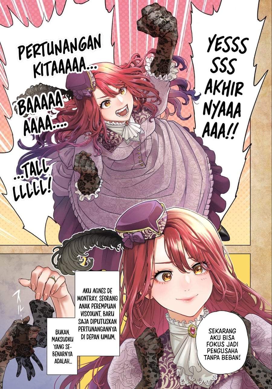 Shounin Reijou Agnes Henkyou ni Tsuihou Sareta Akuyaku Reijou wa Shousai o Hakki Shi Nariagaru Chapter 1