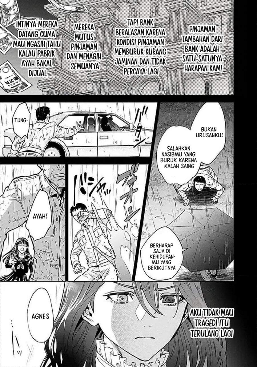 Shounin Reijou Agnes Henkyou ni Tsuihou Sareta Akuyaku Reijou wa Shousai o Hakki Shi Nariagaru Chapter 3.1