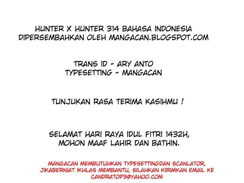 Hunter x Hunter Chapter 314
