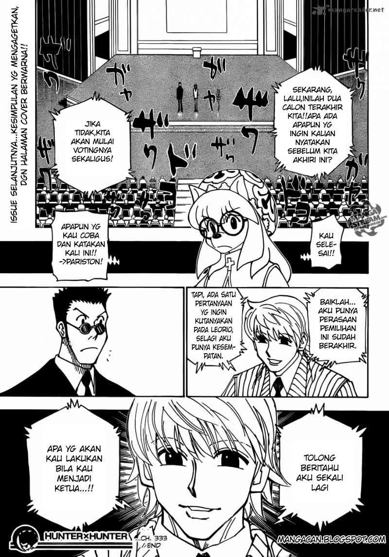 Hunter x Hunter Chapter 333