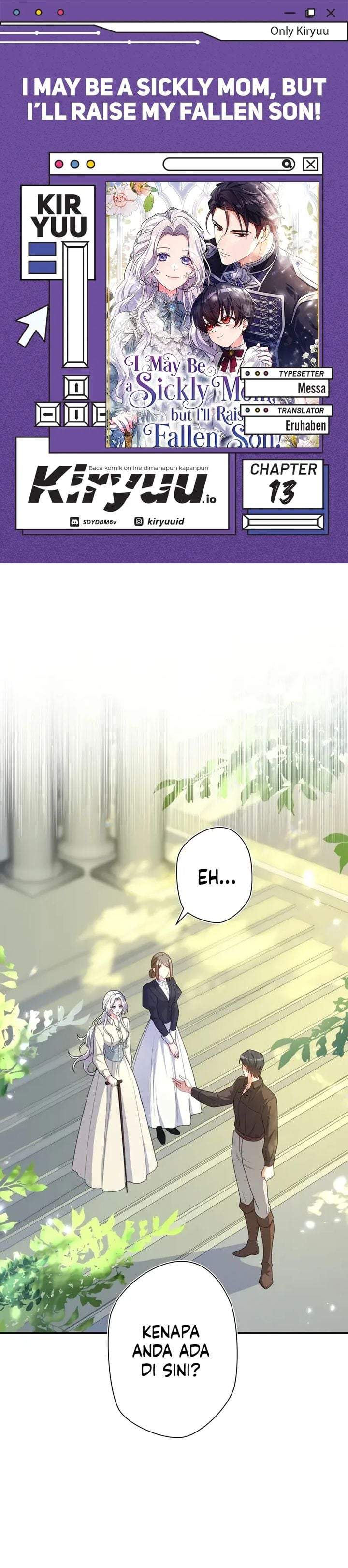 I May Be a Sickly Mom, but I’ll Raise My Fallen Son! Chapter 13