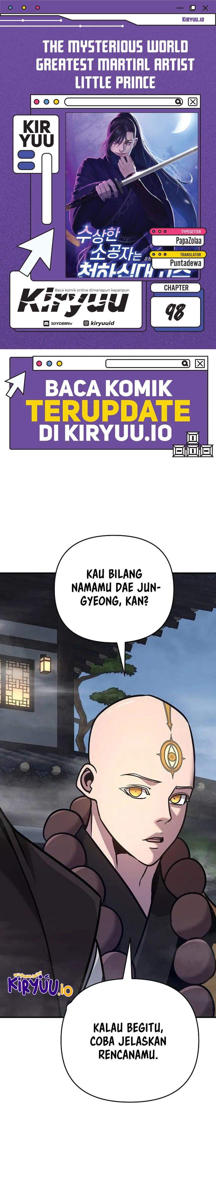 The Suspicious Little Prince is the World’s Greatest Teenage Master Chapter 98