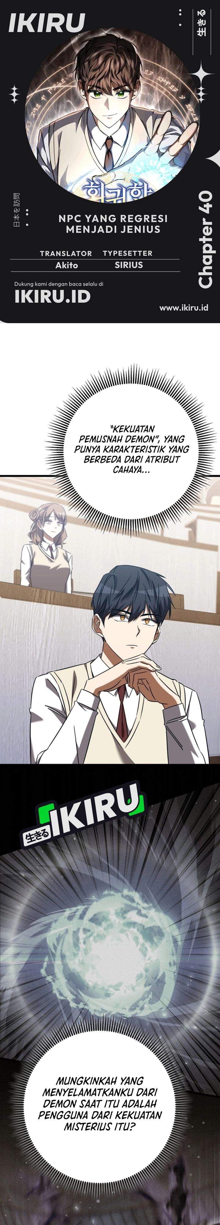 The Regressed Extra Becomes a Genius Chapter 40
