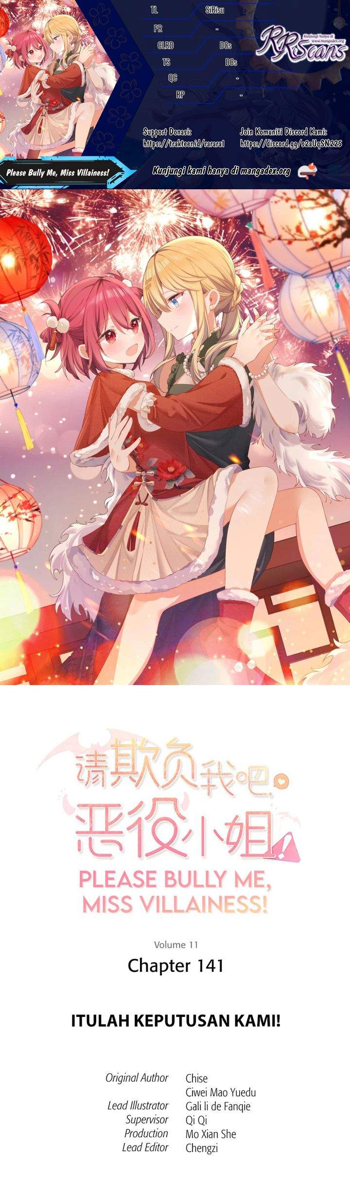 Please Bully Me, Miss Villainess! Chapter 141
