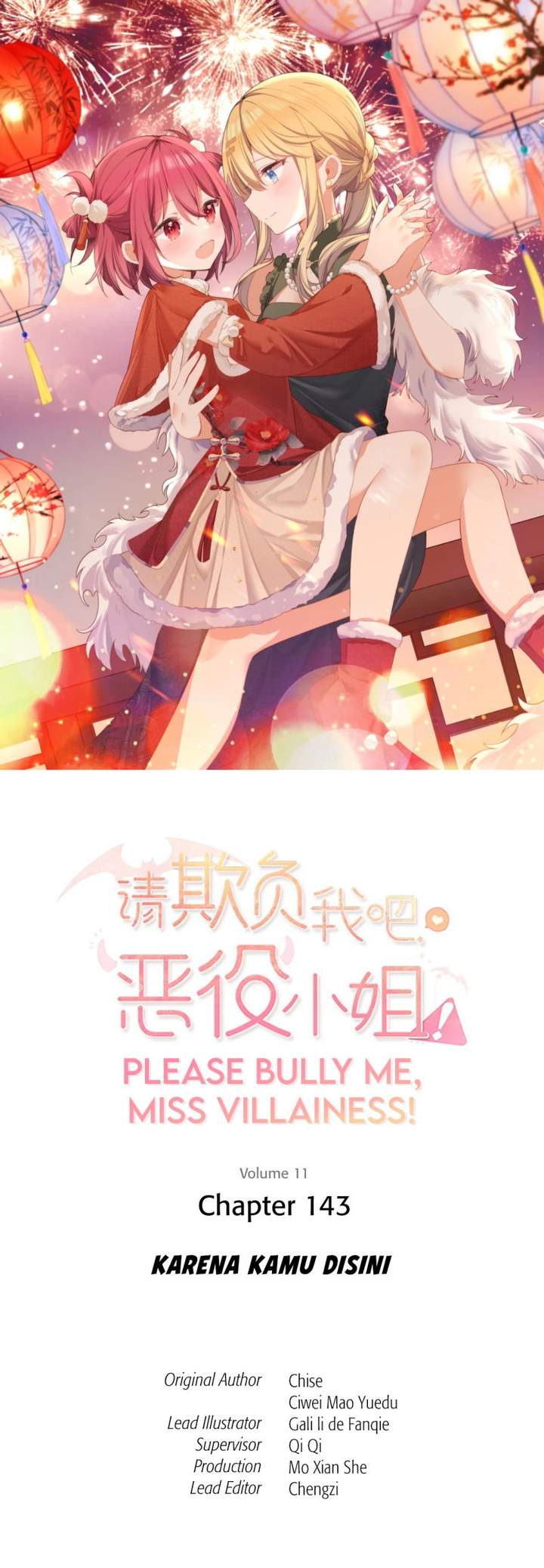 Please Bully Me, Miss Villainess! Chapter 143