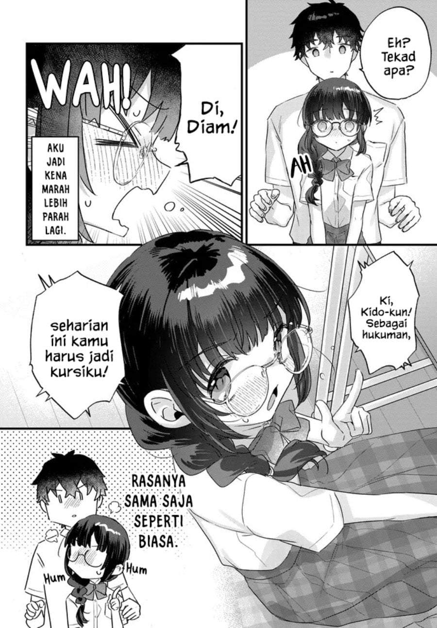 Chiisakute Kawaii Bungeibu no Chiteki na Senpai o, Hiza no Ue ni Nosetara Mainichi Suwattekuru you ni natta Chapter 3.1
