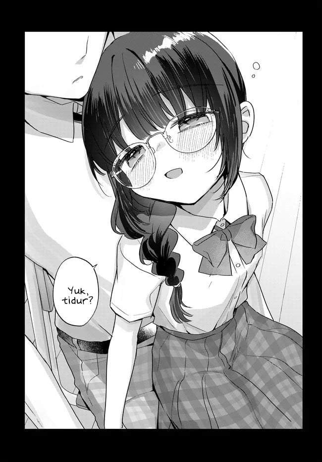Chiisakute Kawaii Bungeibu no Chiteki na Senpai o, Hiza no Ue ni Nosetara Mainichi Suwattekuru you ni natta Chapter 4.1