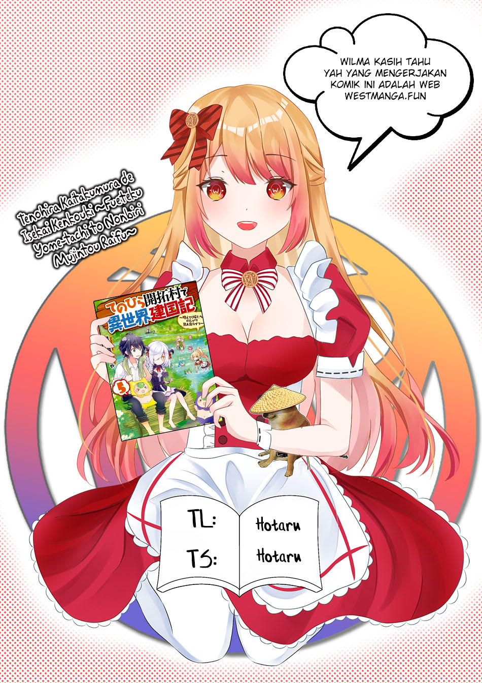 Tenohira Kaitakumura de Isekai Kenkouki ~Fueteku Yome-tachi to Nonbiri Mujintou Raifu~ Chapter 50