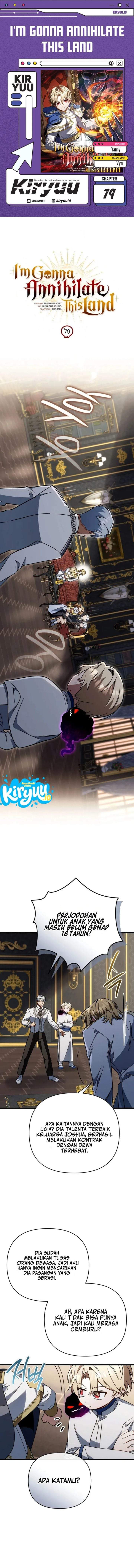 I’m Going To Destroy This Country Chapter 79