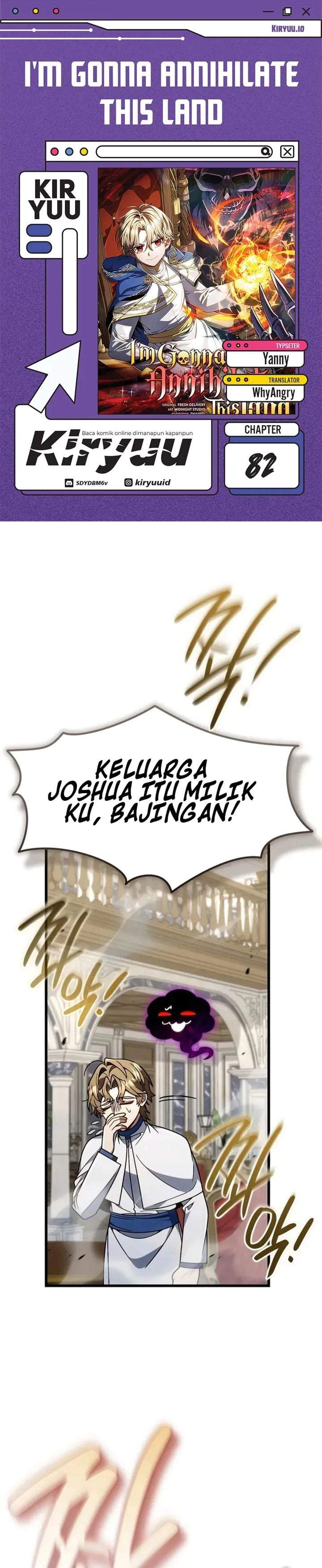 I’m Going To Destroy This Country Chapter 82