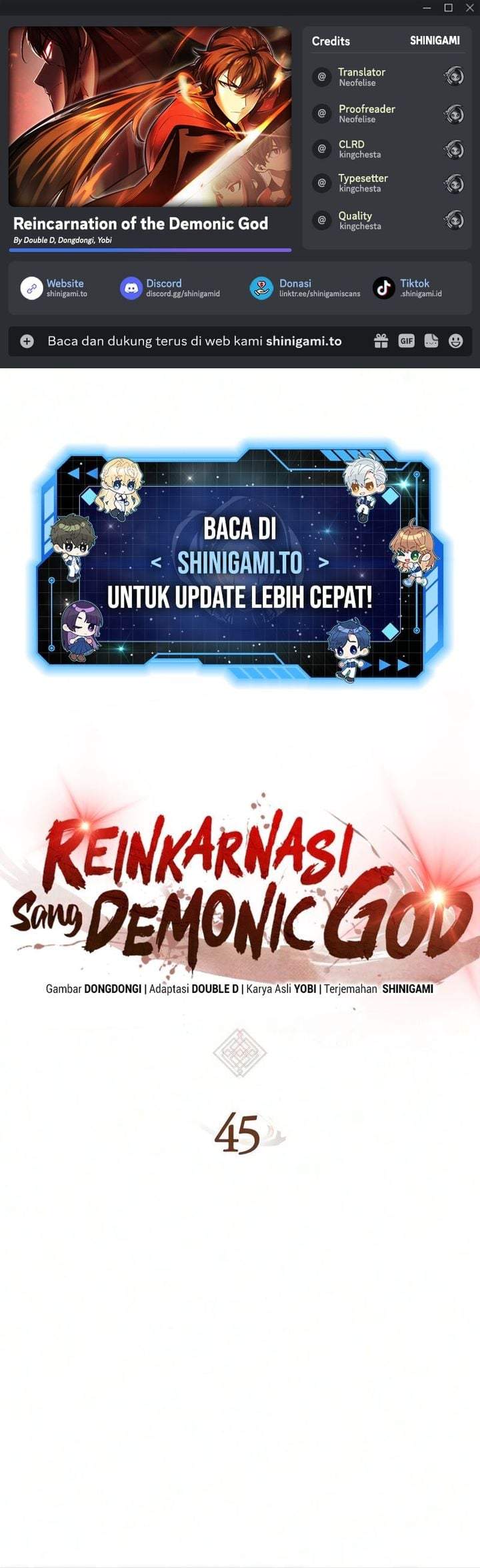 Reincarnation Of The Demonic God Chapter 45